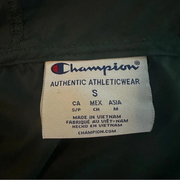 NWOT Men’s Pull Over 1/4 Zip Front Pocket Champion Circle Logo Windbreaker Sz S - Picture 4 of 4